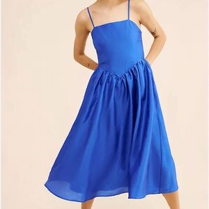 Hutch Midi Sleeveless Square Neck Dress